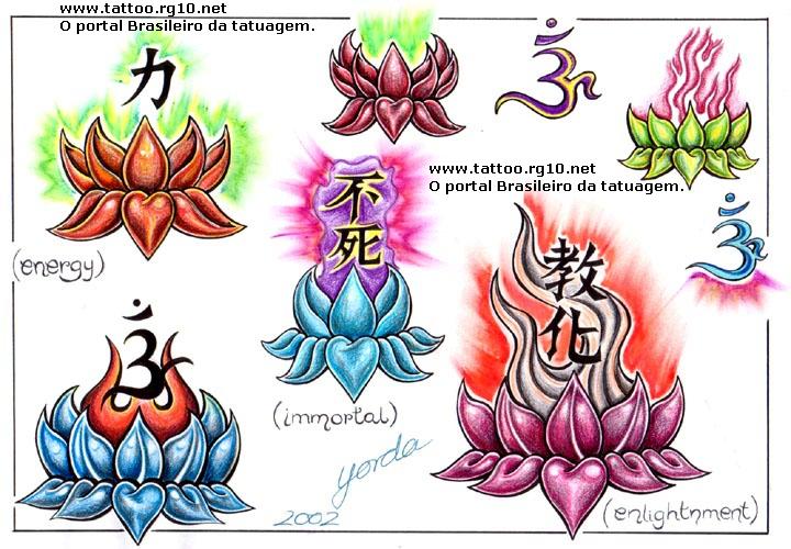 Flor de lotus - Oriental tattoo