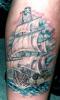 Navio pirata tattoo